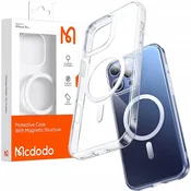 McDodo PC-4923 MagSafe ovitek za iPhone 16 Pro Max (prozoren)