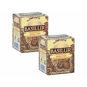 Basilur BASILUR Masala Chai - Črni čaj v vrečkah, Cejlon, z naravno aromo začimb, 10x2g x2