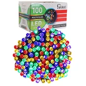 shumee Zunanje lučke za božično drevo 100 LED večbarvne