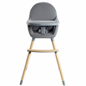 BabyGO jedilni stol Scandi Grey