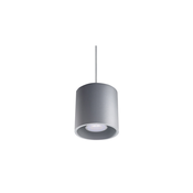 Sollux SL.0052 - Viseca lampa na sajli ORBIS 1 1xGU10/40W/230V siva