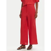Marella Ohlapne hlače Silvana 2515131022 Rdeča Regular Fit
