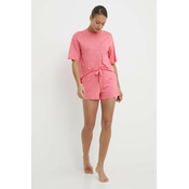 Pižama Dkny ženska, roza barva, YI80010