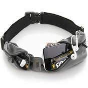 Sport2People Running Belt – Vodoodporna tekaška torbica za telefon in dodatke , siva