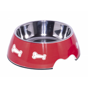 Nobby Cinija od melamina Bone - Crvena 350ml