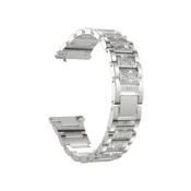 Kovinski pašček za uro Diamond 22mm, srebrn