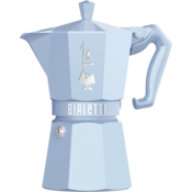 Talijanska Moka za Kavu Bialetti MOKA EXCLUSIVE Plava Aluminij 6 Šalice