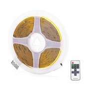 Aigostar - prigušiva LED traka 5 m LED/36W/24/230V 3000K + daljinski upravljac