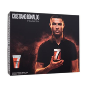 Cristiano Ronaldo CR7 Fearless set: EDT 30 ml + gel za prhanje 150 ml za moške
