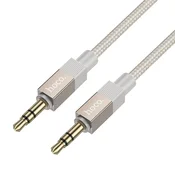 Hoco AUX kabel z 3,5-mm priključkom (moški) na 3,5-mm priključek (moški) Hoco, 1 m, UPA32, zlata barva