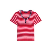 Tommy Jeans Majica rdeča/bela