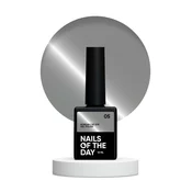 NAILSOFTHEDAY Korean cat eye 05 - siv hibridni lak za nohte z učinkom cat eye, 10 ml
