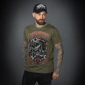 Hardcore majica moška - HELMET 2 KHAKI - HYRAW - W23-M03
