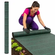 Vidaxl Membrana proti plevelu zelena 1,5x10 m PP