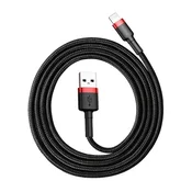 iPhone 14 Plus / 14 Pro Max / 14 Pro BASEUS CAFULE USB na Lightning kabel, 50 cm, CRNA/CRVENA CALKLF-A19
