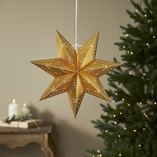 Božična svetlobna dekoracija v zlati barvi o 45 cm Classic - Star Trading