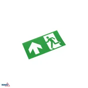 Piktogram za zasilno svetilko s puščico navzgor levo Luxmena 251 × 25 mm BM-C91-MLR2-PKT-VUL