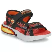 SKECHERS Odprti čevlji MEGA SPLASH  rumena / oranžna / rdeča / črna