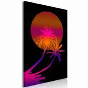 Slika - Palm at Sunrise (1 Part) Vertical 80x120