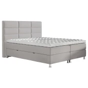 Carryhome POSTELJA Z VZMETNICO 160 cm x 200 cm , tekstil siva