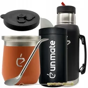 shumee Celoten komplet Yerba Mate: Termolid DualFlow, yerbera, bombilla, matero