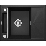 Deante Magnetic ZRM G11A Sudopera, 1.5 korito, 21cm, Granitna, Crna