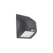 LED solarno zidno svetlo sa senzorom LED/3W/3,7V 1200 mAh IP54 antracit