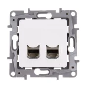 LEGRAND NILOE Dvojna računalniška vtičnica RJ45 kat. 6 STP bela 664776