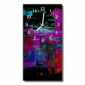 tulup.si Steklena navpična ura Art print naslikal barve 30x60 cm