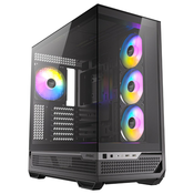 ANTEC C7 ARGB Mid-Tower okno črno gaming ohišje