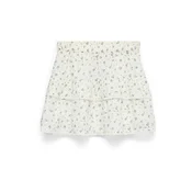 Vero Moda Mini krilo Trine 10342736 Bela Regular Fit