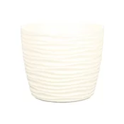 Pokrov za cvetlični lonček SAHARA PETIT plastika mat d15x12cm