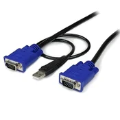 StarTech.com SVECONUS10 KVM kabel Crno 3 m