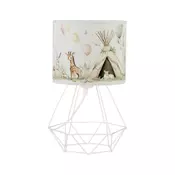 Decija stona lampa KIDS ROOM 1xE27/60W/230V, precnik 18 cm, sa motivom životinjica