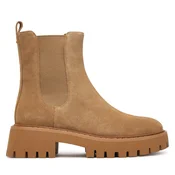 Gležnjarji Chelsea MICHAEL Michael Kors Asher Flat Bootie 40F5ASFE5S Bež