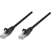 Intellinet RJ45 mrežni priključni kabel CAT 5e SF/UTP [1x RJ45-utikač - 1x RJ45-utikač] 2 m crni, Intellinet