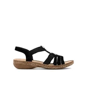 Rieker Sandali 62831-00 Črna
