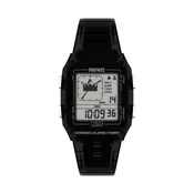 Ročna ura Timex Q Timex Lca X Fortnite® 35mm TW2W96500 Črna