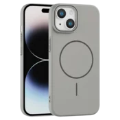Rigid Silicone MagSafe maska za iPhone 14 – siva