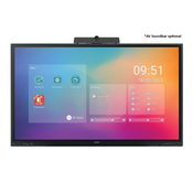 Sharp PN-LC752 Digitalni reklamni ravni zaslon 190,5 cm (75) LCD Wi-Fi 450 cd/m2 4K Ultra HD Crno Ekran osjetljiv na dodir Ugradeni procesor Android 11 16/7