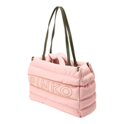 PINKO Shopper torba, kaki / roza