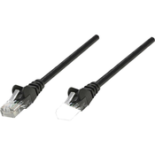Intellinet RJ45 mrežni prikljucni kabel CAT 6 S/STP [1x RJ45-utikac - 1x RJ45-utikac] 2 m crni, pozlaceni kontakti, Intellinet