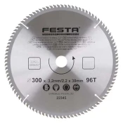Kružna testera za drvo TCT 300mm x 3,2/2,2mm x 30mm 96T Festa