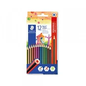 Staedtler barvice Noris Wopex 12/1 + svinčnik, v kartonski škatli