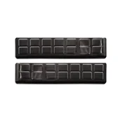 Door sill trims Peugeot Expert 2016- (front, dark, matte)