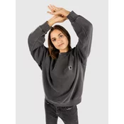 Carhartt WIP Nelson Pulover black garment dyed