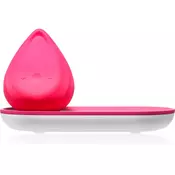 Biird Evii Pink vibrator s polnilnim stojalom 7 cm