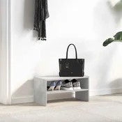 vidaXL vidaXL Regal za čevlje zložljiva betonsko sivo 60x30x30,5 cm, (22013690)