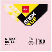 Samoljepljivi listovi  Deli Stick Up - EA01303, pastelni, ružičasti