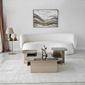 HANAH HOME Set stolova Jazz Beige Bronze